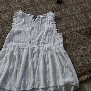White babydoll tank